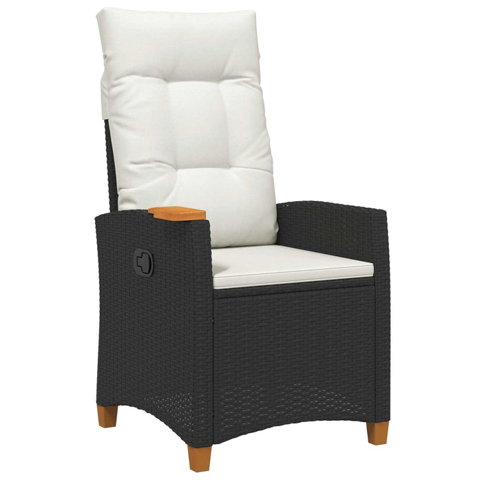 Scaun reclinabil cu placă pentru ceai cu pernă 62 x 64 x 112 cm - WALTI WALTI