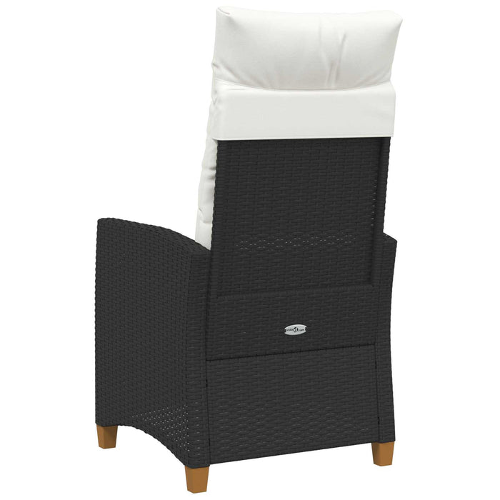 Scaun reclinabil cu placă pentru ceai cu pernă 62 x 64 x 112 cm - WALTI WALTI