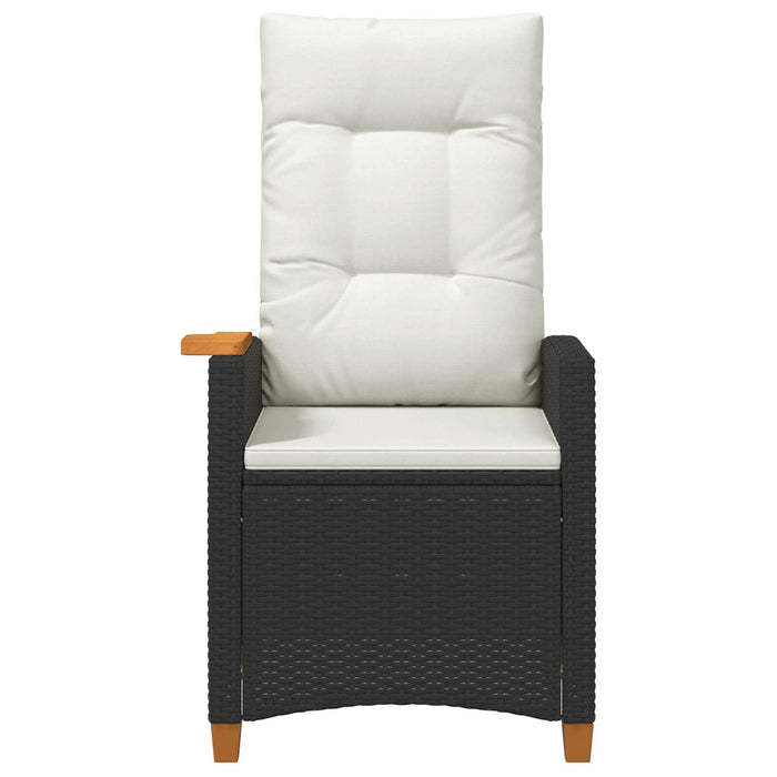 Scaun reclinabil cu placă pentru ceai cu pernă 62 x 64 x 112 cm - WALTI WALTI