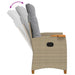 Scaun reclinabil cu placă pentru ceai cu pernă 62 x 64 x 112 cm - WALTI WALTI
