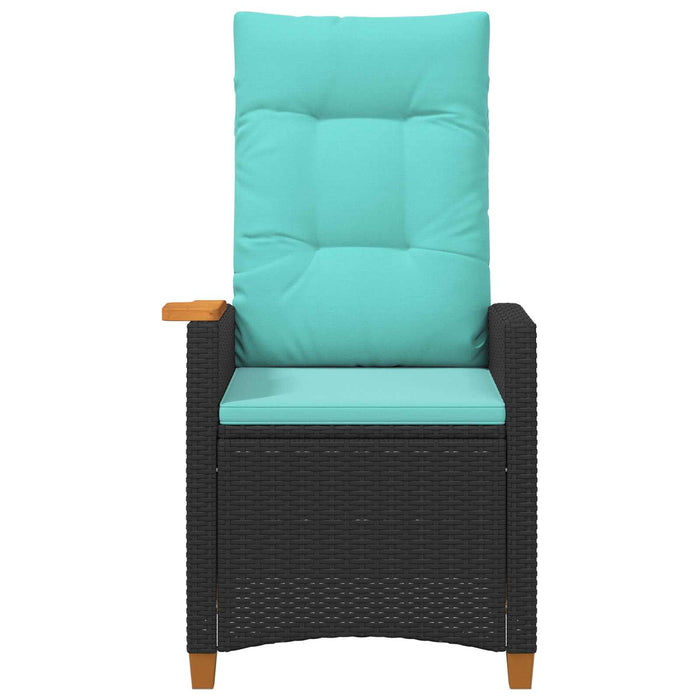 Scaun reclinabil cu placă pentru ceai cu pernă 62 x 64 x 112 cm - WALTI WALTI