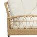 Set de canapele pentru grădină 2 pcs natural Poli Rattan Oțel - WALTI WALTI