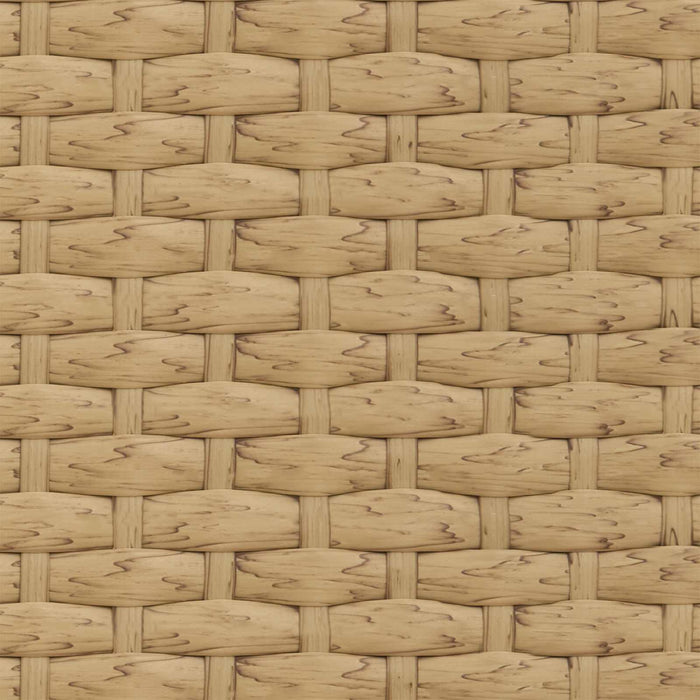 Set de canapele pentru grădină 2 pcs natural Poli Rattan Oțel - WALTI WALTI