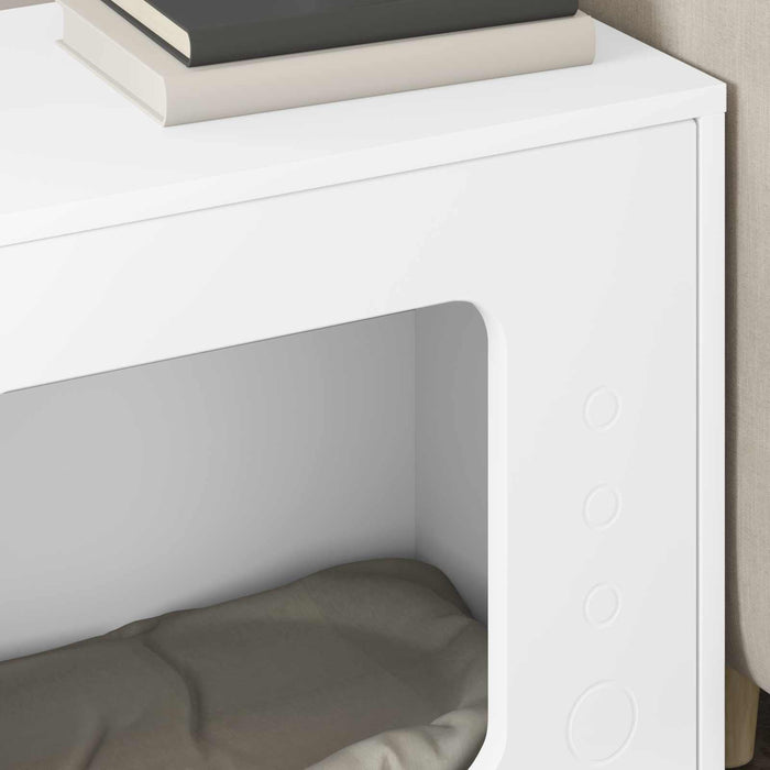 Casa pentru pisici Alb 51 x 30 x 42 cm Lemn compozit - WALTI WALTI