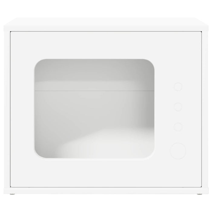 Casa pentru pisici Alb 51 x 30 x 42 cm Lemn compozit - WALTI WALTI