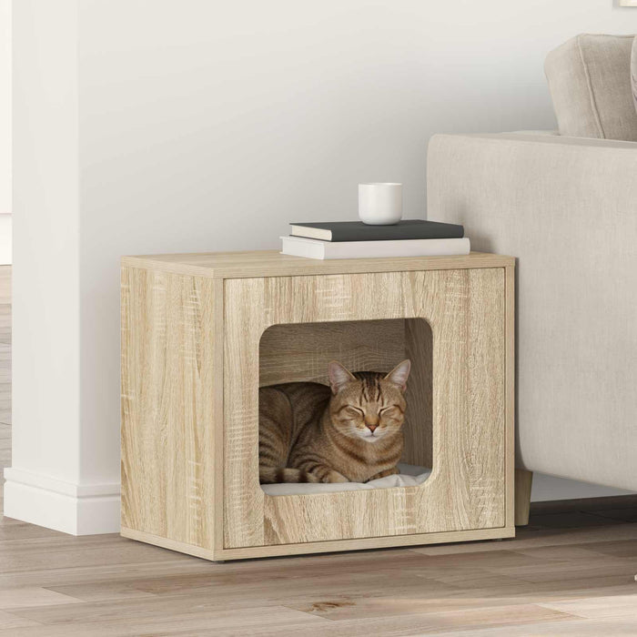 Casa pentru pisici Sonoma 51 x 30 x 42,5 cm Lemn compozit - WALTI WALTI