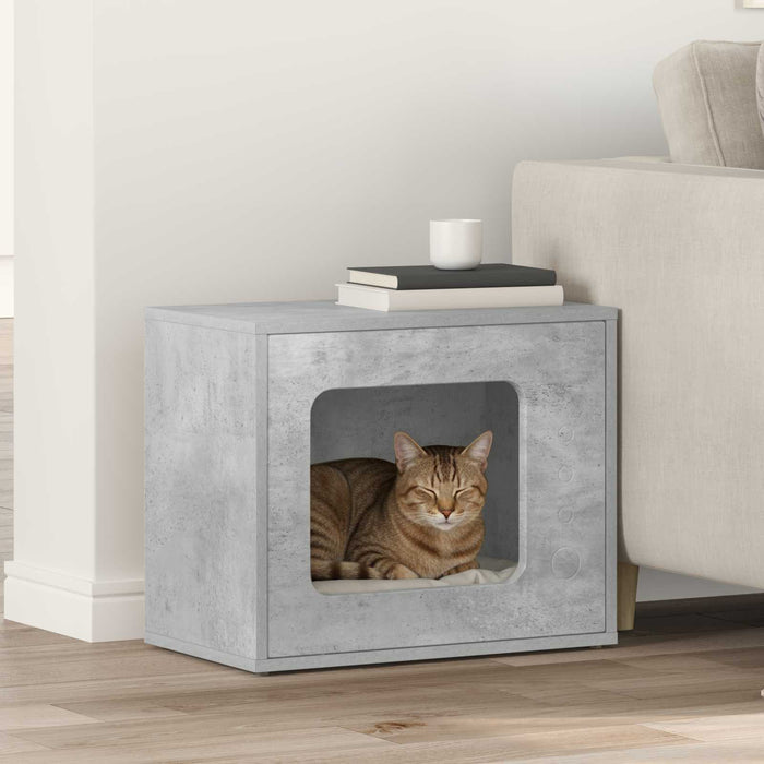 Casa pentru pisici Beton 51 x 30 x 42,5 cm Lemn compozit - WALTI WALTI