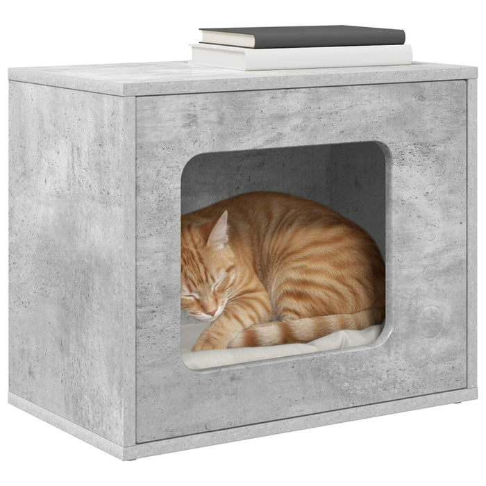 Casa pentru pisici Beton 51 x 30 x 42,5 cm Lemn compozit - WALTI WALTI
