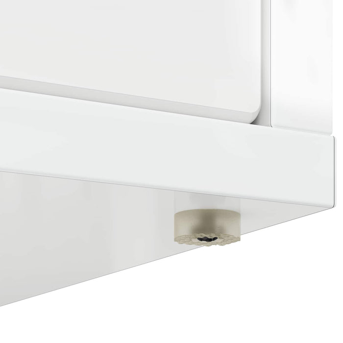 Casa pentru pisici Alb Lucios 51 x 30 x 42,5 cm Lemn compozit - WALTI WALTI