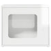 Casa pentru pisici Alb Lucios 51 x 30 x 42,5 cm Lemn compozit - WALTI WALTI