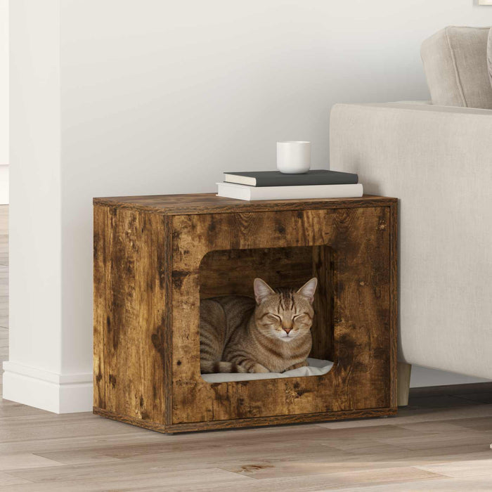 Casa pentru pisici Stejar fumuriu 51 x 30 x 42,5 cm - WALTI WALTI