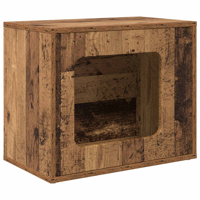 Casa pentru pisici Lemn vechi 51 x 30 x 42,5 cm Lemn compozit - WALTI WALTI