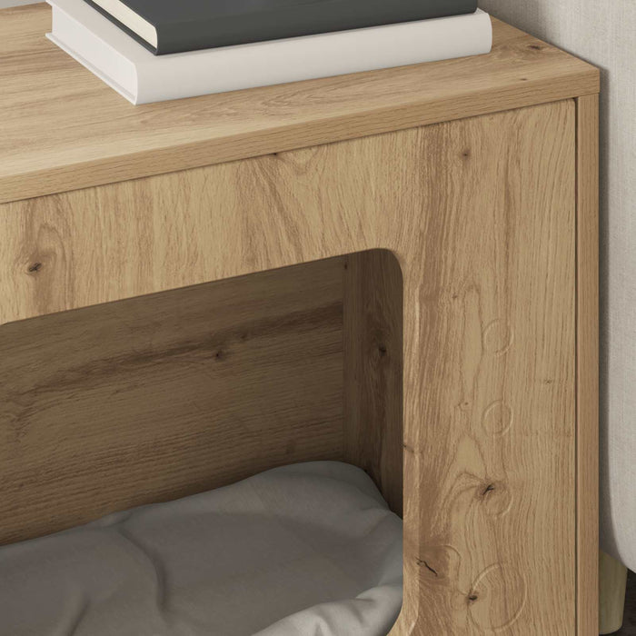 Casa pentru pisici Stejar artizanal 51 x 30 x 42,5 cm - WALTI WALTI