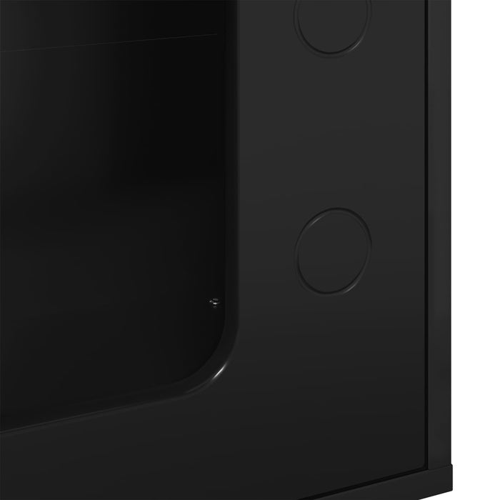 Casa pentru pisici Negru 51 x 30 x 52 cm Lemn compozit - WALTI WALTI
