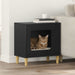 Casa pentru pisici Negru 51 x 30 x 52 cm Lemn compozit - WALTI WALTI
