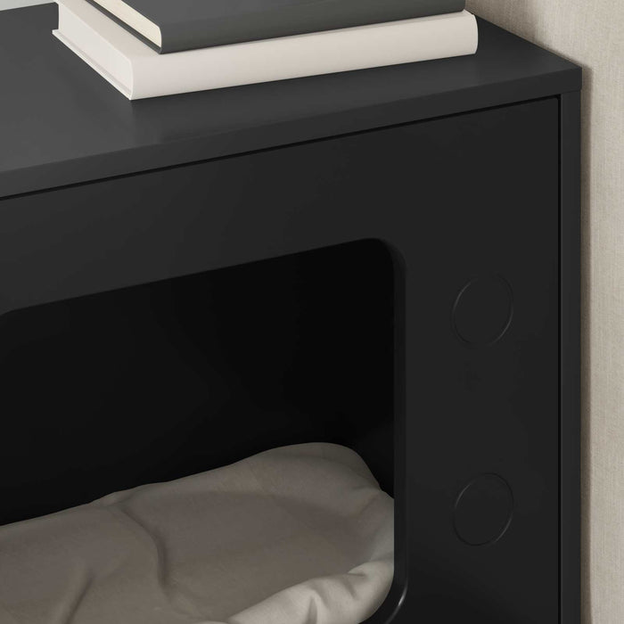 Casa pentru pisici Negru 51 x 30 x 52 cm Lemn compozit - WALTI WALTI