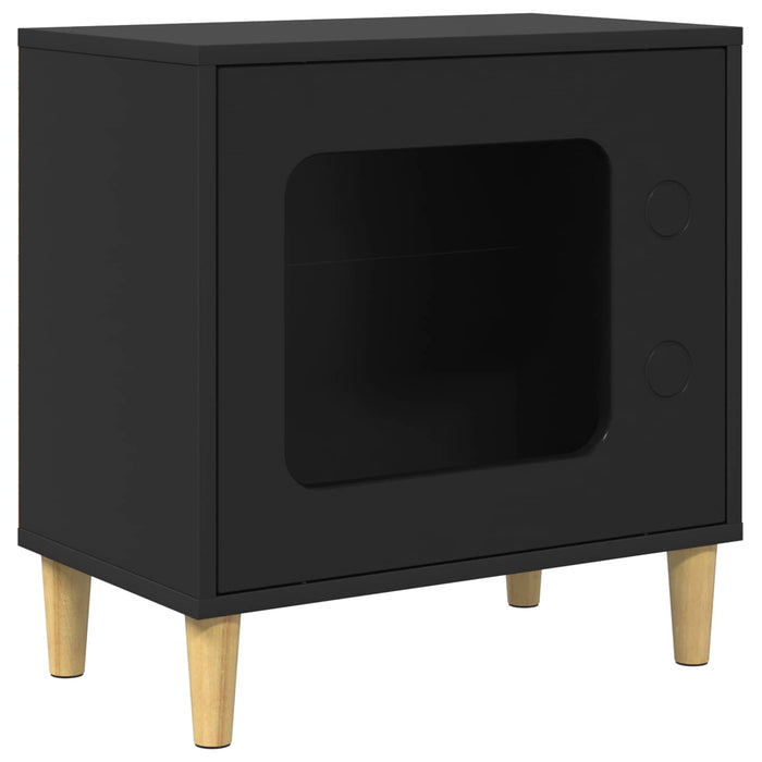 Casa pentru pisici Negru 51 x 30 x 52 cm Lemn compozit - WALTI WALTI
