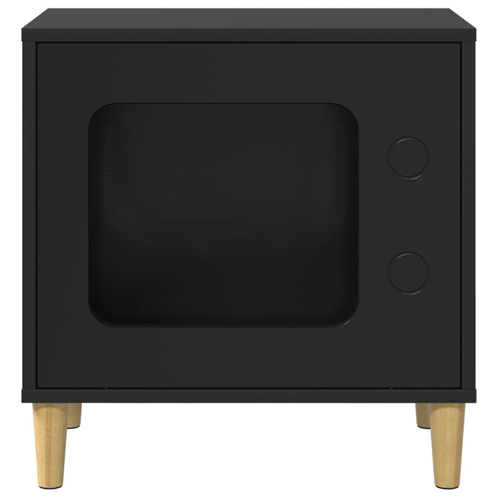 Casa pentru pisici Negru 51 x 30 x 52 cm Lemn compozit - WALTI WALTI