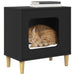 Casa pentru pisici Negru 51 x 30 x 52 cm Lemn compozit - WALTI WALTI