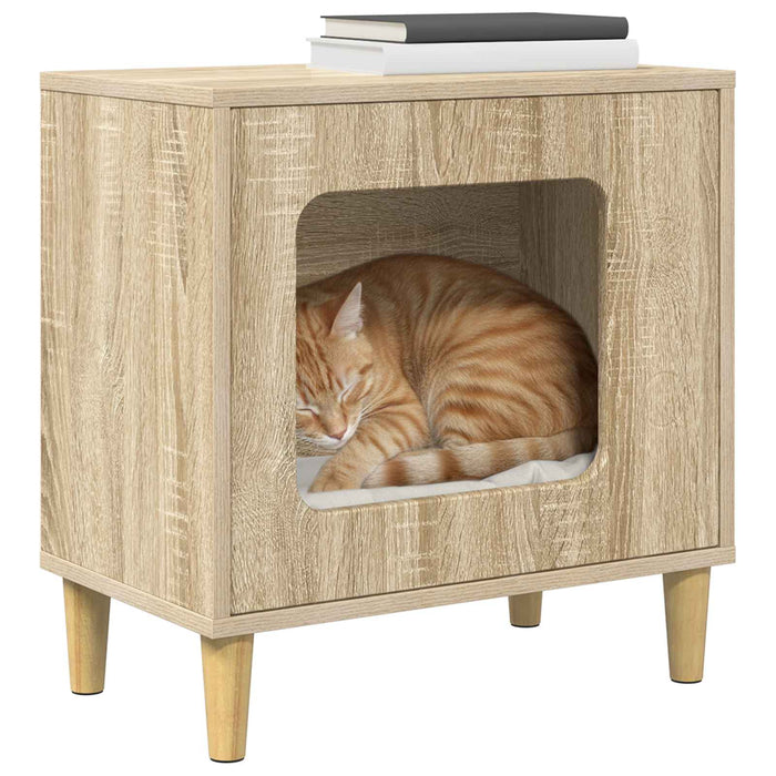Casa pentru pisici Sonoma 51 x 30 x 52 cm Lemn compozit - WALTI WALTI