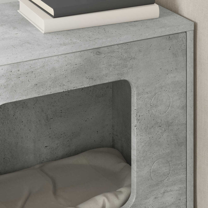 Casa pentru pisici Beton 51 x 30 x 52 cm Lemn compozit - WALTI WALTI