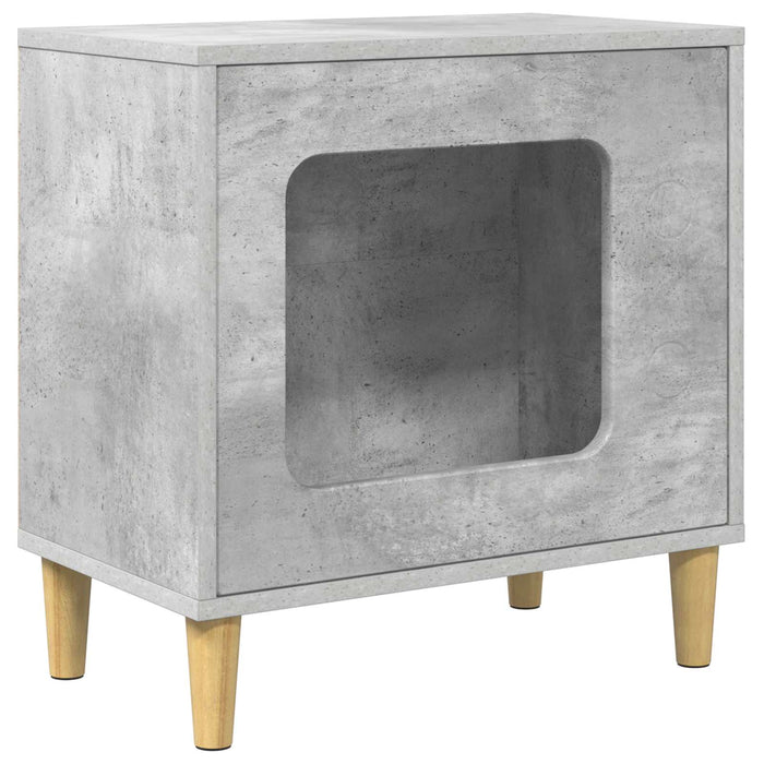 Casa pentru pisici Beton 51 x 30 x 52 cm Lemn compozit - WALTI WALTI