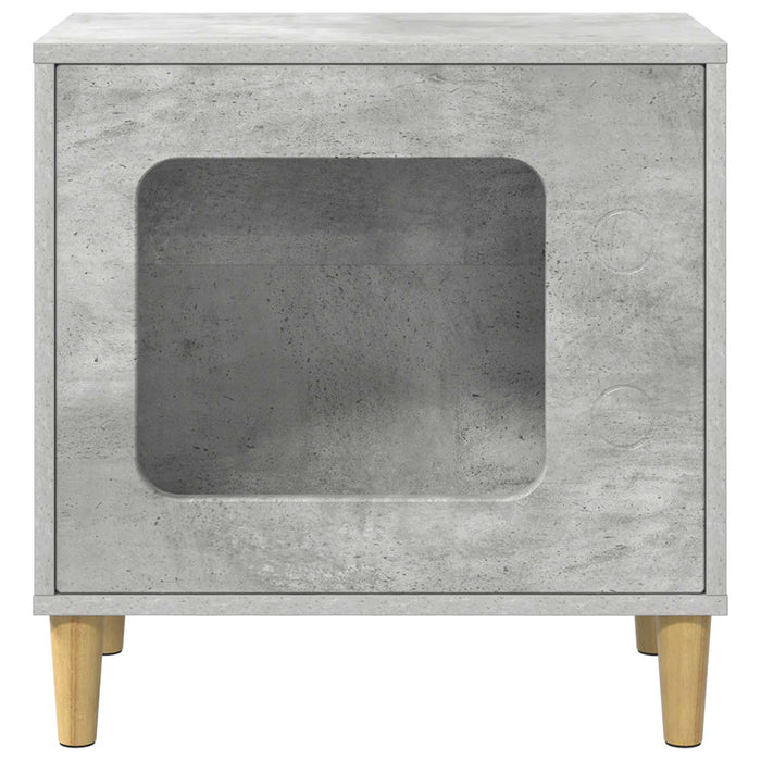 Casa pentru pisici Beton 51 x 30 x 52 cm Lemn compozit - WALTI WALTI