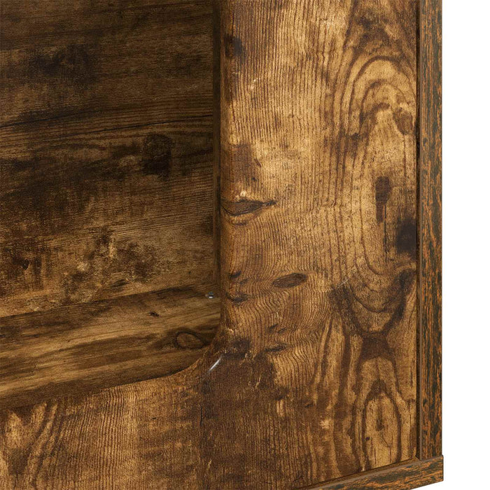 Casa pentru pisici Stejar fumuriu 51 x 30 x 52 cm Lemn compozit - WALTI WALTI
