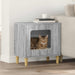Casa pentru pisici Gri Sonoma 51 x 30 x 52 cm Lemn compozit - WALTI WALTI
