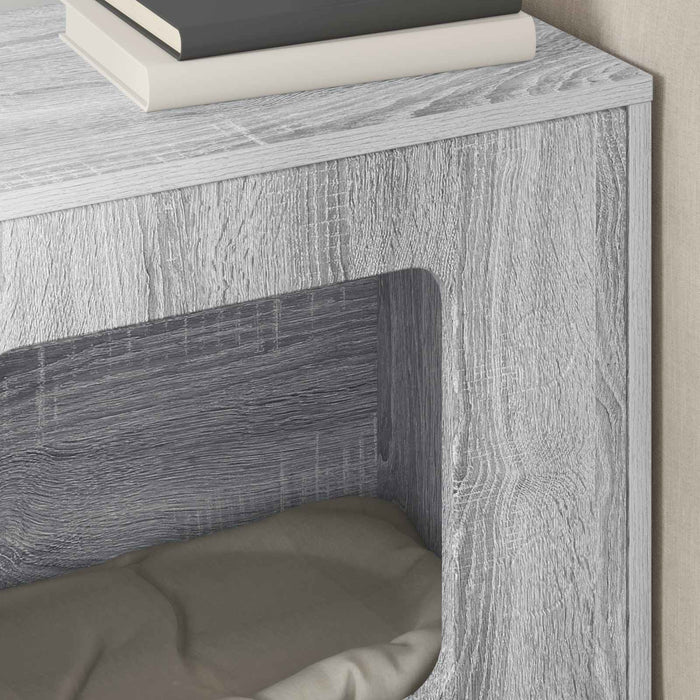 Casa pentru pisici Gri Sonoma 51 x 30 x 52 cm Lemn compozit - WALTI WALTI