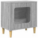 Casa pentru pisici Gri Sonoma 51 x 30 x 52 cm Lemn compozit - WALTI WALTI