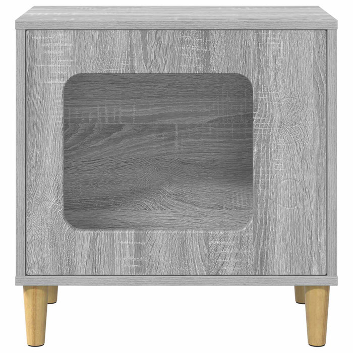 Casa pentru pisici Gri Sonoma 51 x 30 x 52 cm Lemn compozit - WALTI WALTI