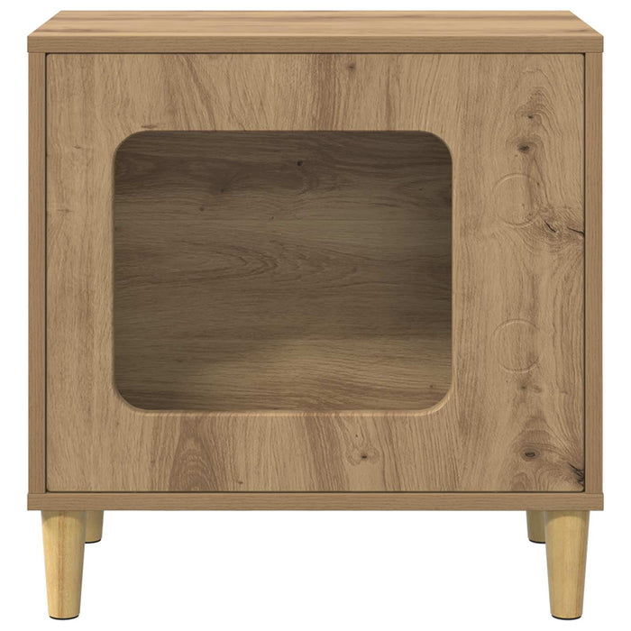 Casa pentru pisici Stejar artizanal 51 x 30 x 52 cm - WALTI WALTI