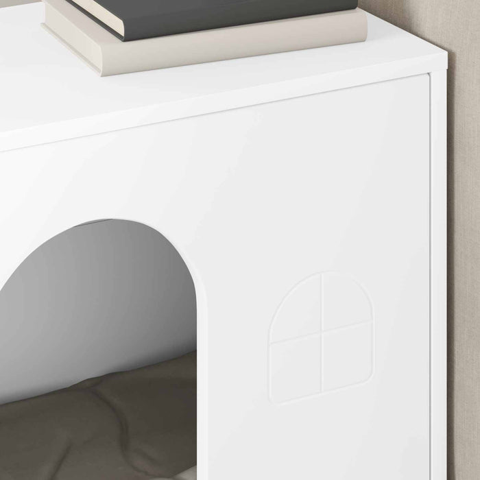 Casa pentru pisici Alb 51 x 30 x 52 cm Lemn compozit - WALTI WALTI