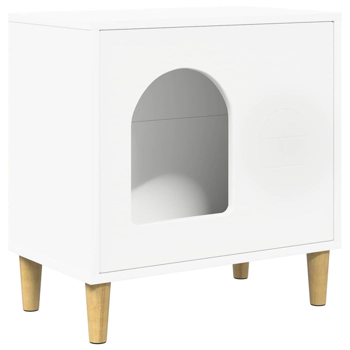 Casa pentru pisici Alb 51 x 30 x 52 cm Lemn compozit - WALTI WALTI