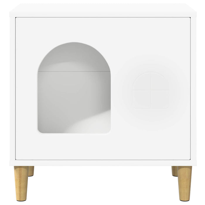 Casa pentru pisici Alb 51 x 30 x 52 cm Lemn compozit - WALTI WALTI