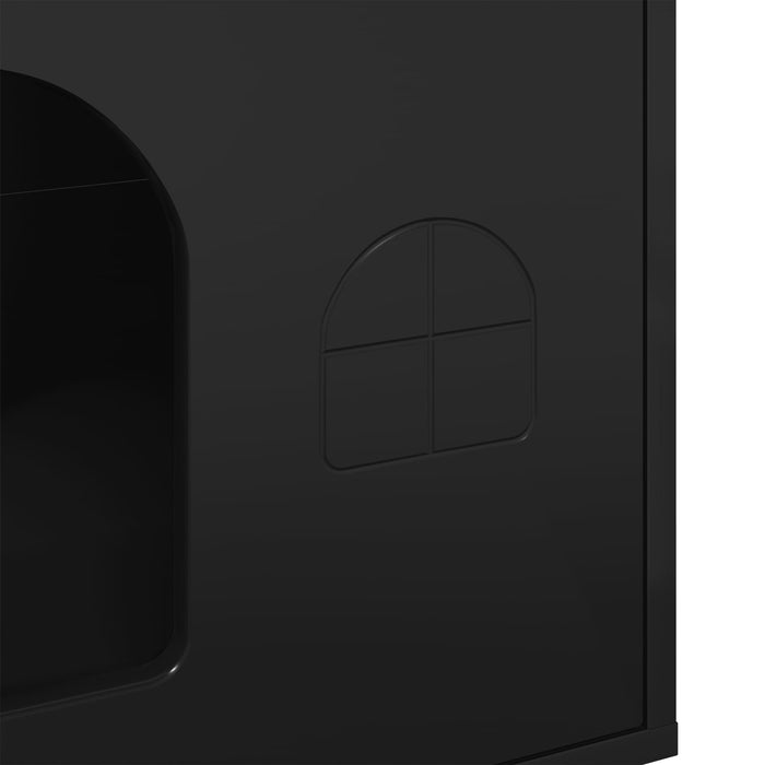Casa pentru pisici Negru 51 x 30 x 52 cm Lemn compozit - WALTI WALTI