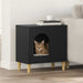 Casa pentru pisici Negru 51 x 30 x 52 cm Lemn compozit - WALTI WALTI
