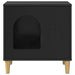 Casa pentru pisici Negru 51 x 30 x 52 cm Lemn compozit - WALTI WALTI