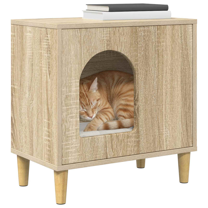 Casa pentru pisici Sonoma 51 x 30 x 52 cm Lemn compozit - WALTI WALTI