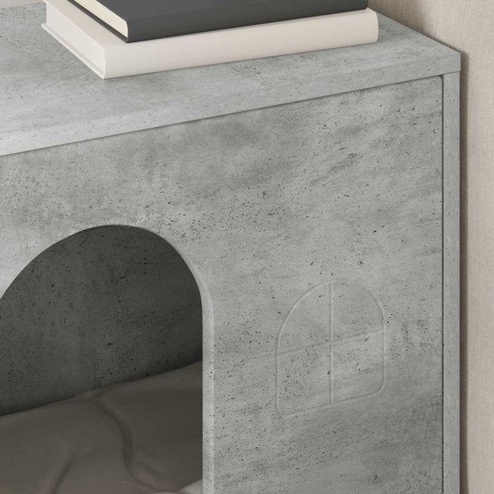 Casa pentru pisici Beton 51 x 30 x 52 cm Lemn compozit - WALTI WALTI