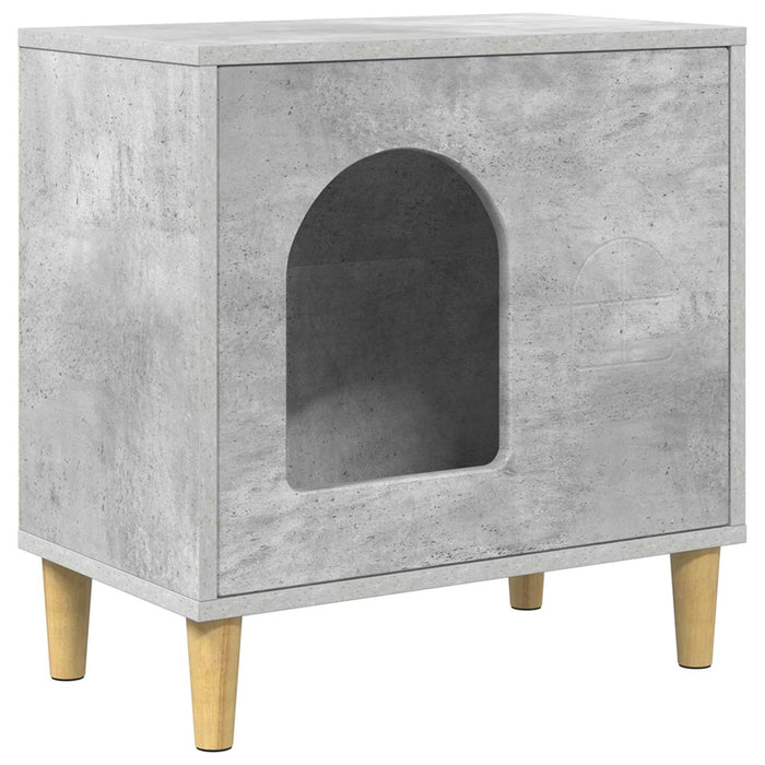 Casa pentru pisici Beton 51 x 30 x 52 cm Lemn compozit - WALTI WALTI
