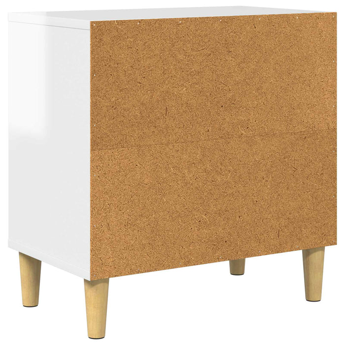Casa pentru pisici Alb Lucios 51 x 30 x 52 cm Lemn compozit - WALTI WALTI