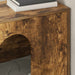 Casa pentru pisici Stejar fumuriu 51 x 30 x 52 cm Lemn compozit - WALTI WALTI