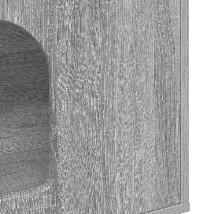 Casa pentru pisici Gri Sonoma 51 x 30 x 52 cm Lemn compozit - WALTI WALTI