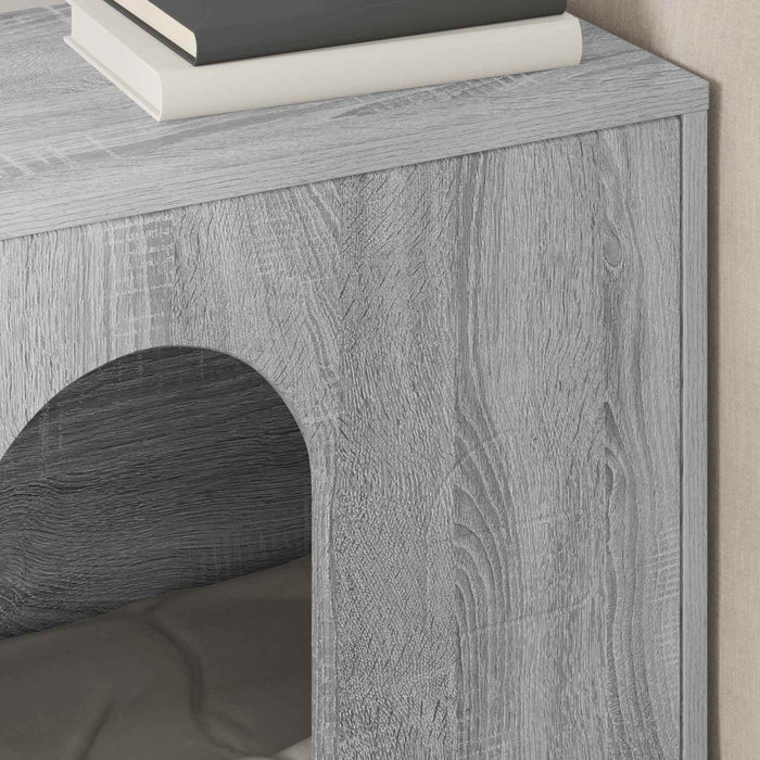 Casa pentru pisici Gri Sonoma 51 x 30 x 52 cm Lemn compozit - WALTI WALTI