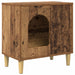 Casa pentru pisici Lemn vechi 51 x 30 x 52 cm Lemn compozit - WALTI WALTI
