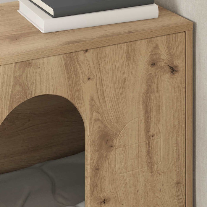 Casa pentru pisici Stejar artizanal 51 x 30 x 52 cm - WALTI WALTI