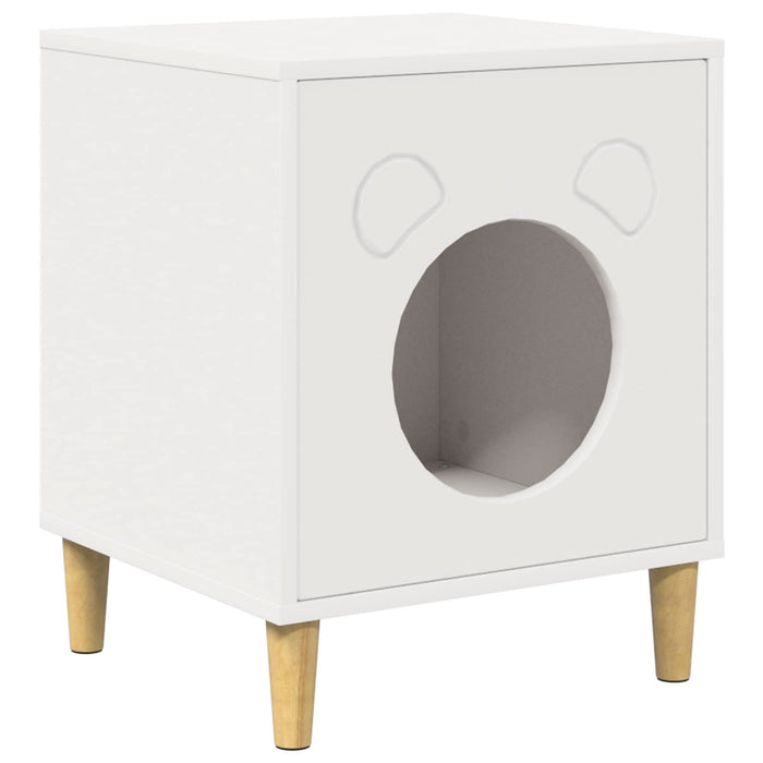 Casa pentru pisici Alb 42,5 x 40 x 53 cm Lemn compozit - WALTI WALTI