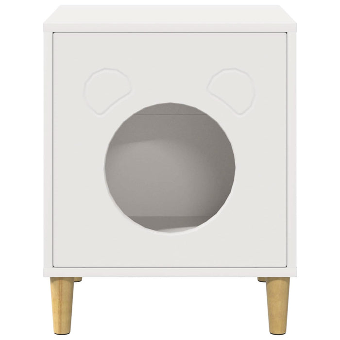 Casa pentru pisici Alb 42,5 x 40 x 53 cm Lemn compozit - WALTI WALTI